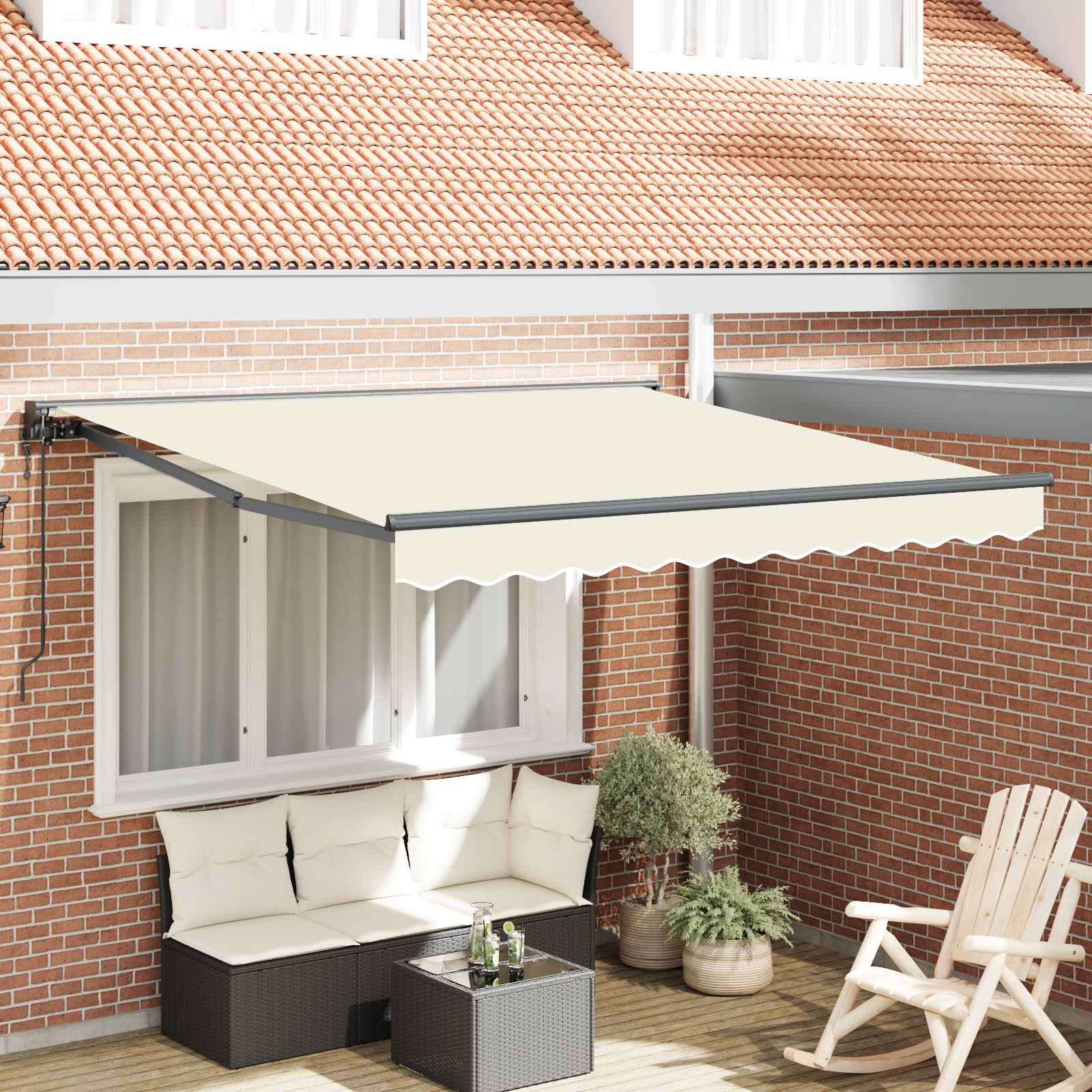 Struttura della tenda Crema 350 x 250 cm