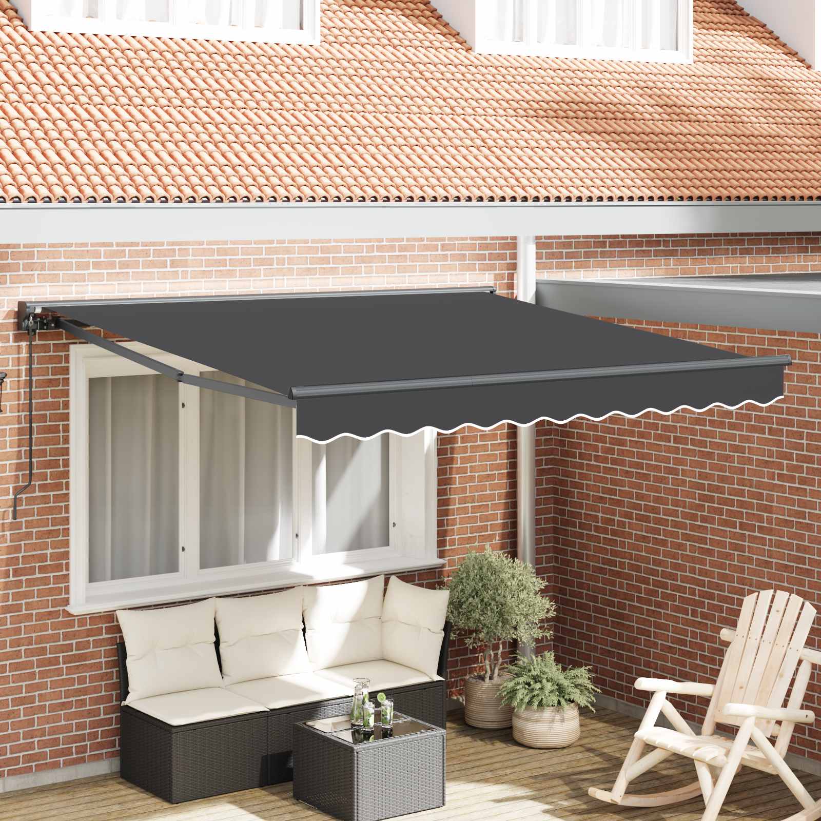 Struttura della tenda Antracite 350 x 250 cm