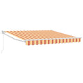 Tenda retrattile Giallo e Arancione 350 x 250 x 165 cm