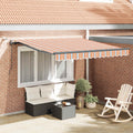 Tenda retrattile Multicolore 350 x 250 cm Poliestere