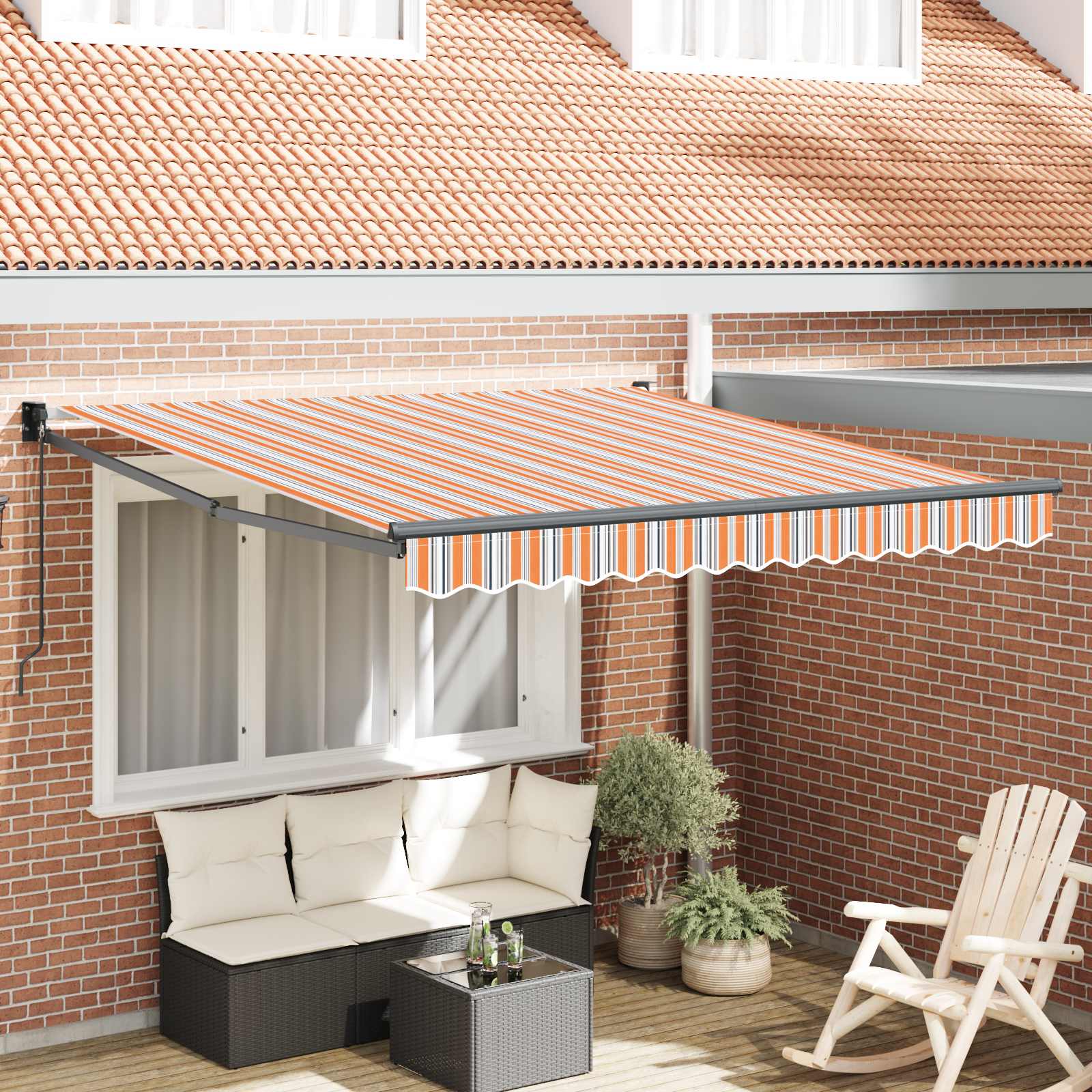 Tenda retrattile Multicolore 350 x 250 cm