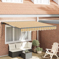 Struttura della tenda Giallo e Grigio 350 x 250 cm