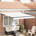 Tenda retrattile Bianco 350 x 250 cm