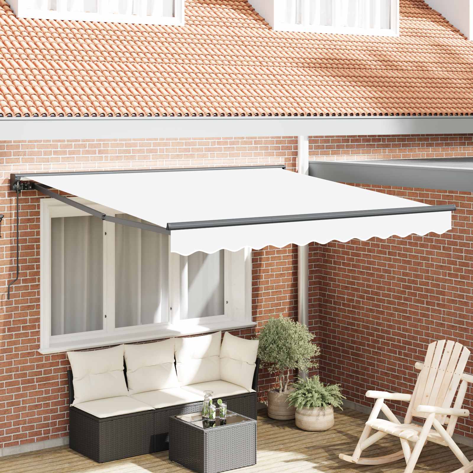 Struttura della tenda Bianco 350 x 250 cm