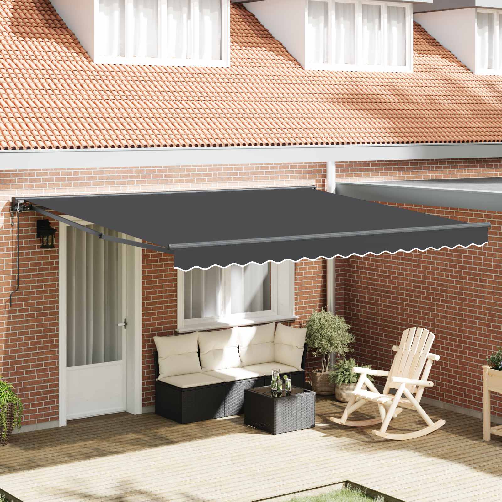 Struttura della tenda Antracite 400 × 300 cm
