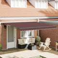 Struttura della tenda Marrone 400 × 300 cm