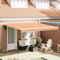 Tenda retrattile Giallo e Arancione 400 × 300 cm