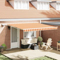 Tenda retrattile Giallo e Arancione 400 × 300 cm