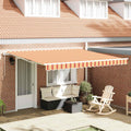 Tenda retrattile Giallo e Arancione 400 × 300 cm