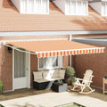 Tenda retrattile Giallo e Arancione 400 × 300 cm