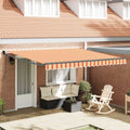 Tenda retrattile Giallo e Arancione 400 × 300 cm