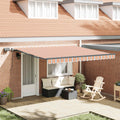 Tenda retrattile Multicolore 400 × 300 cm Tessuto e Alluminio