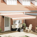 Tenda retrattile Multicolore 400 × 300 cm Tessuto e Metallo