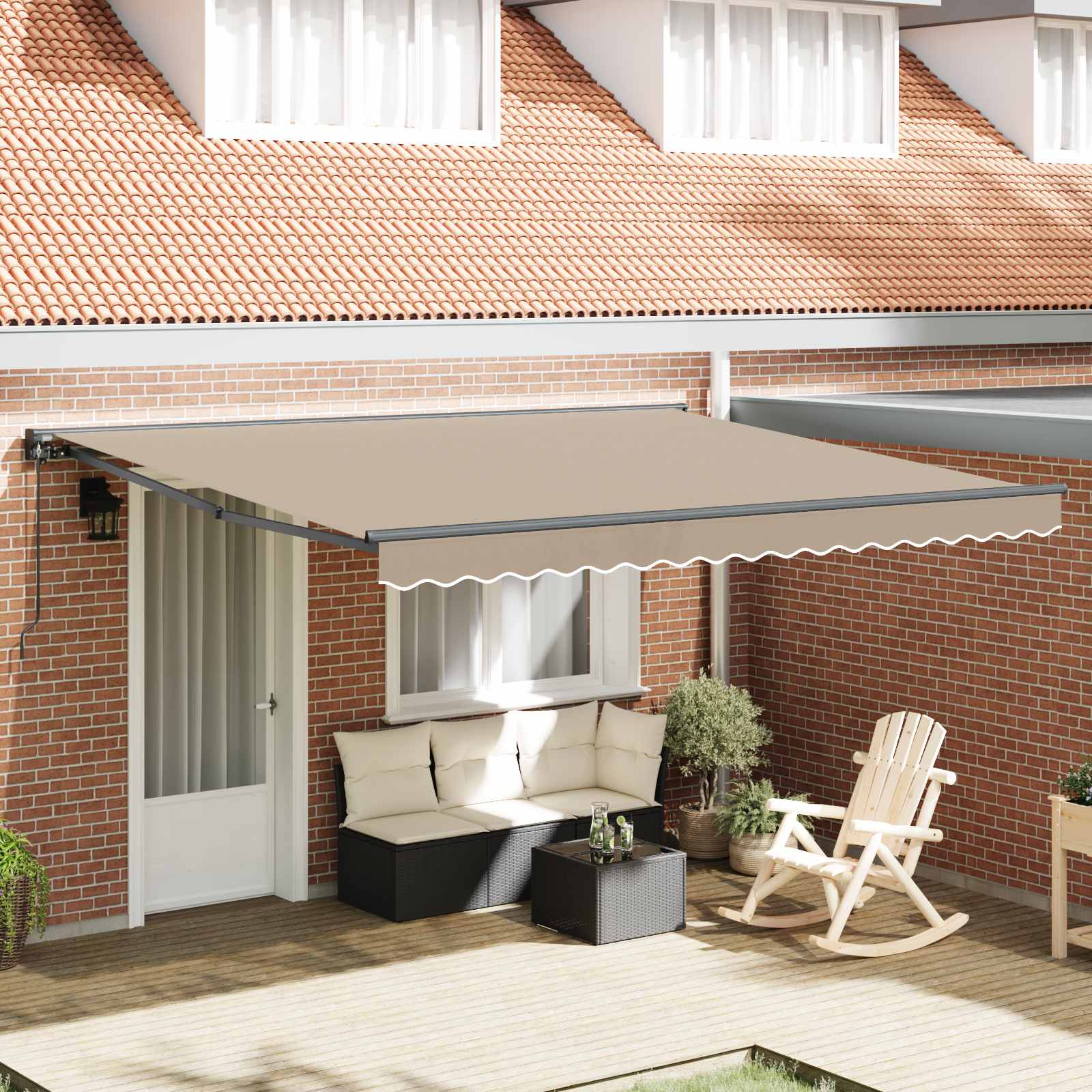 Struttura della tenda Beige 400 × 300 cm