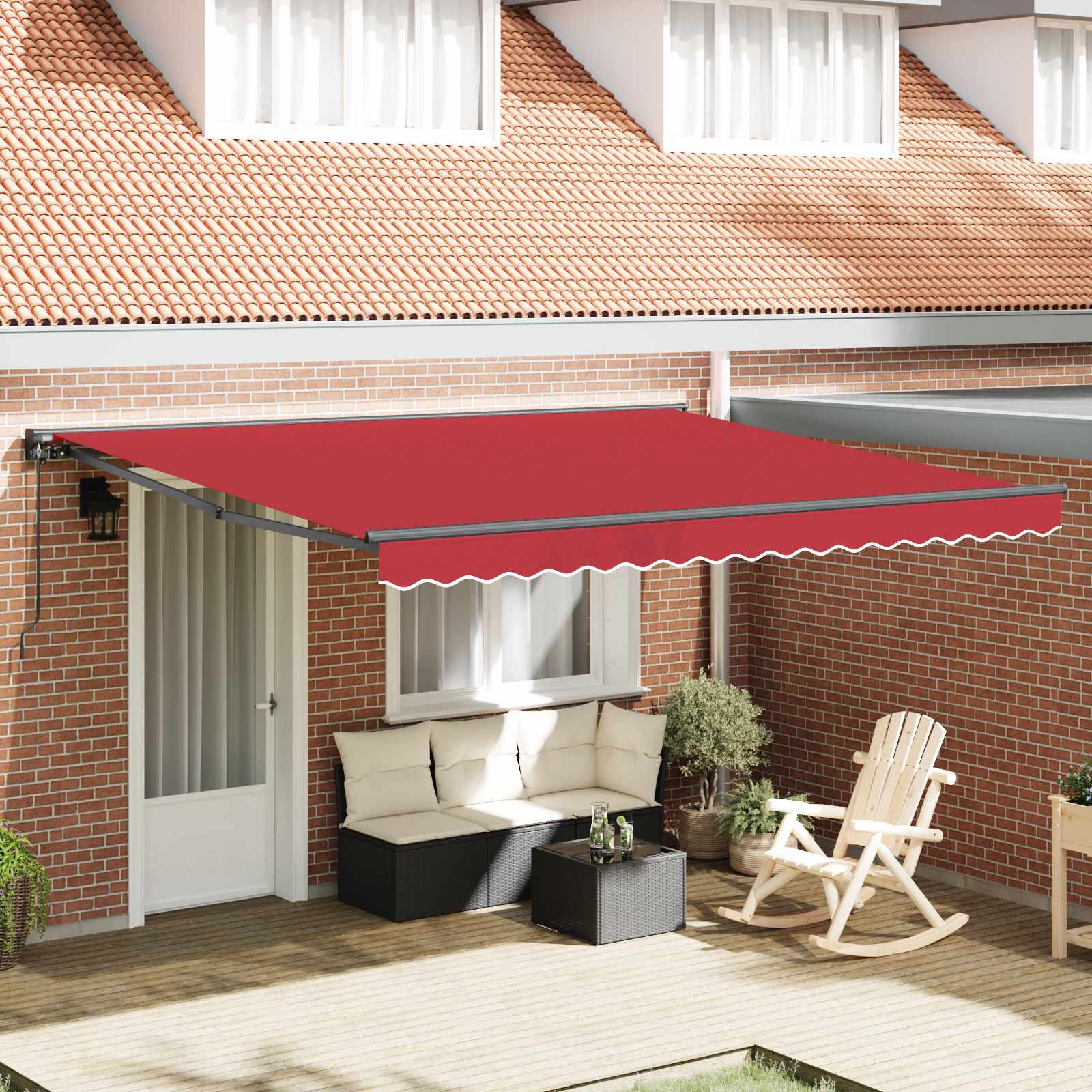 Struttura della tenda Rosso 400 × 300 cm