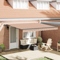 Tenda retrattile Multicolore 400 × 350 cm Poliestere