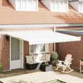 Tenda retrattile Bianco 400 x 350 x 165 cm
