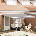 Tenda retrattile Grigio chiaro 400 x 350 x 165 cm