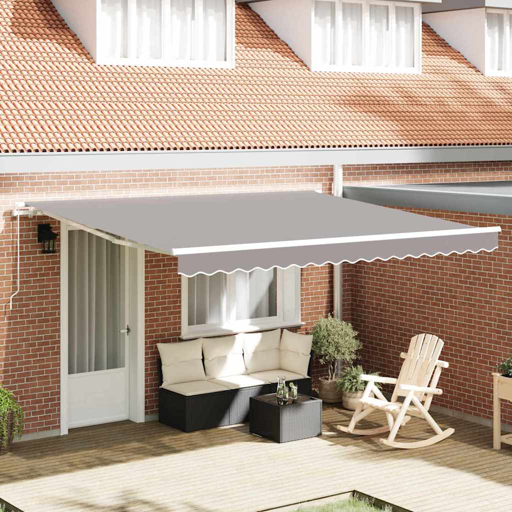 Tenda retrattile Grigio chiaro 400 x 350 x 165 cm