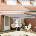 Tenda retrattile Grigio Chiaro 400 × 350 cm