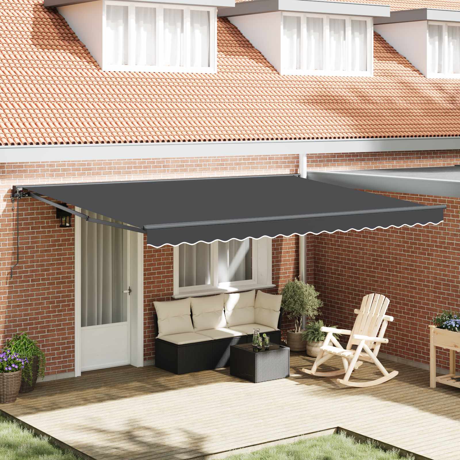 Struttura della tenda Antracite 450 × 300 cm
