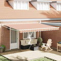 Tenda retrattile Multicolore 450 × 300 cm Poliestere e Metallo