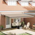 Tenda retrattile Beige 450 x 300 x 165 cm