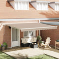 Tenda retrattile Beige 450 × 350 cm Poliestere