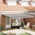 Tenda retrattile Grigio Chiaro 450 × 350 cm