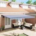 Struttura della tenda Blu e Bianco 500 × 300 cm