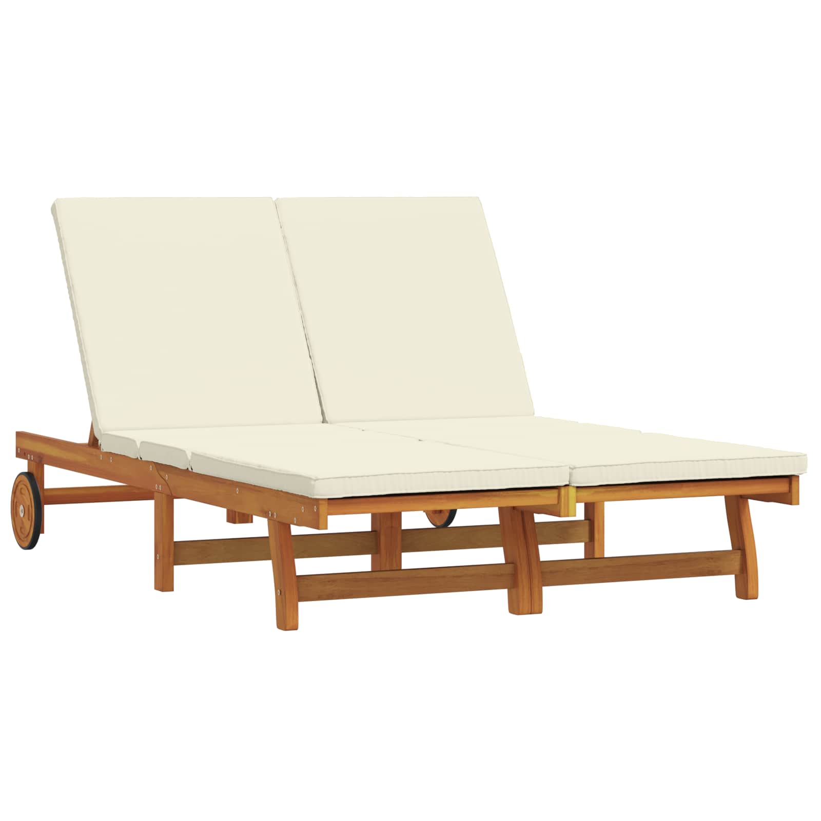 Lettino da sole Marrone 125 x 200 x 84 cm
