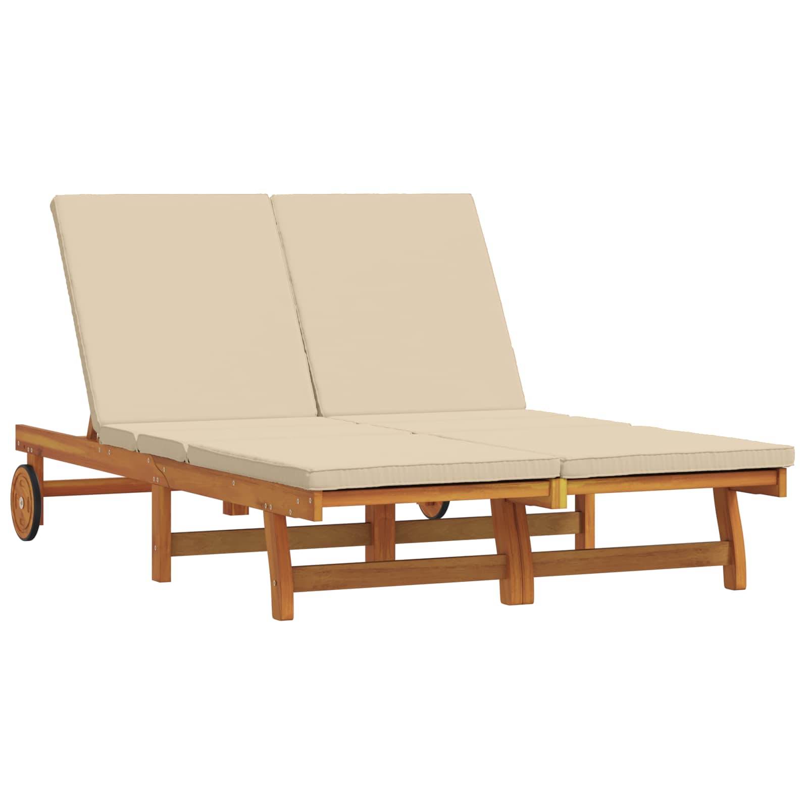 Lettino da sole Marrone 125 x 200 x 84 cm