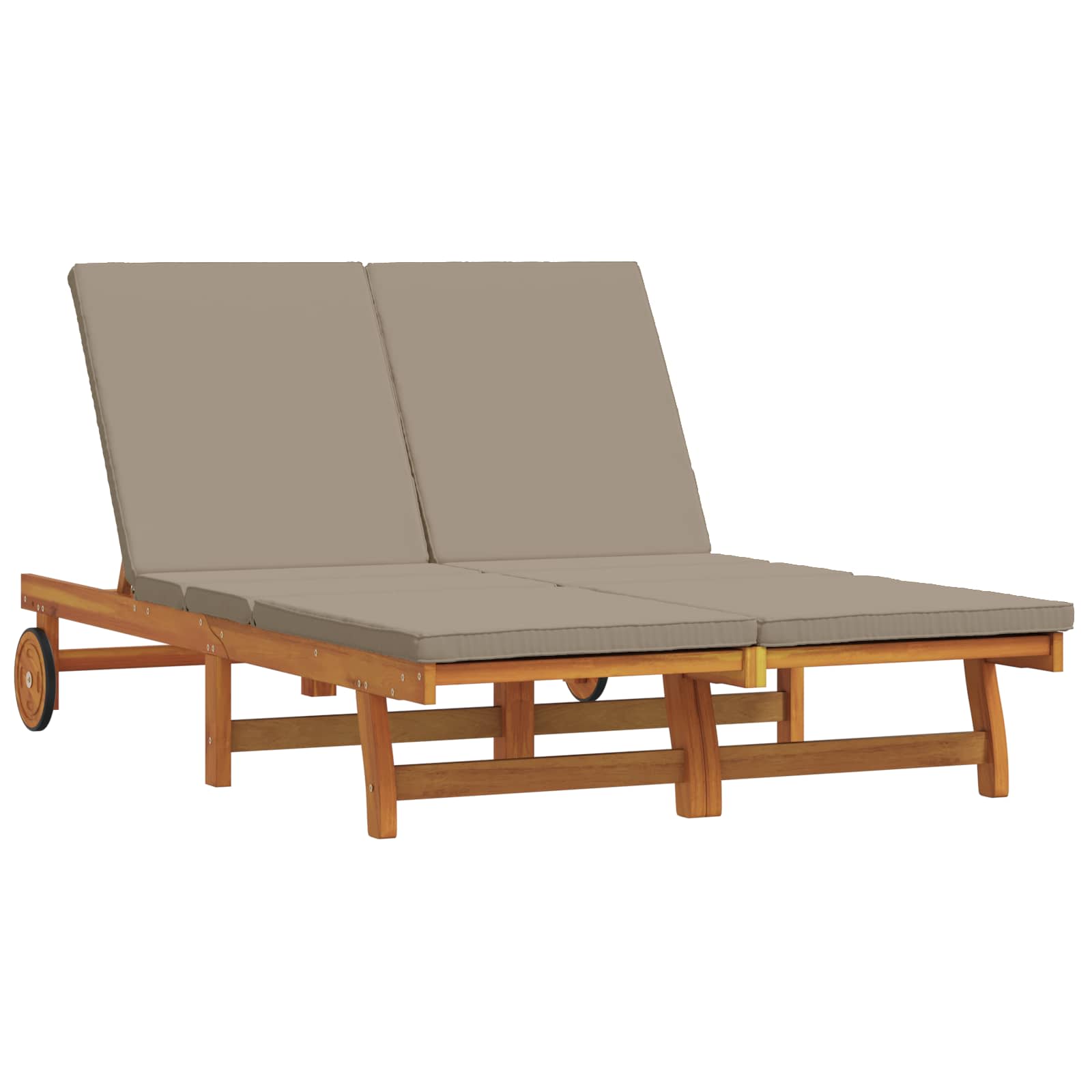 Lettino da sole Marrone 125 x 200 x 84 cm