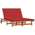 Lettino da sole Marrone 125 x 200 x 84 cm