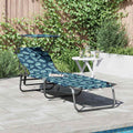 Lettino prendisole pieghevole Multicolore 190 x 57 x 81 cm