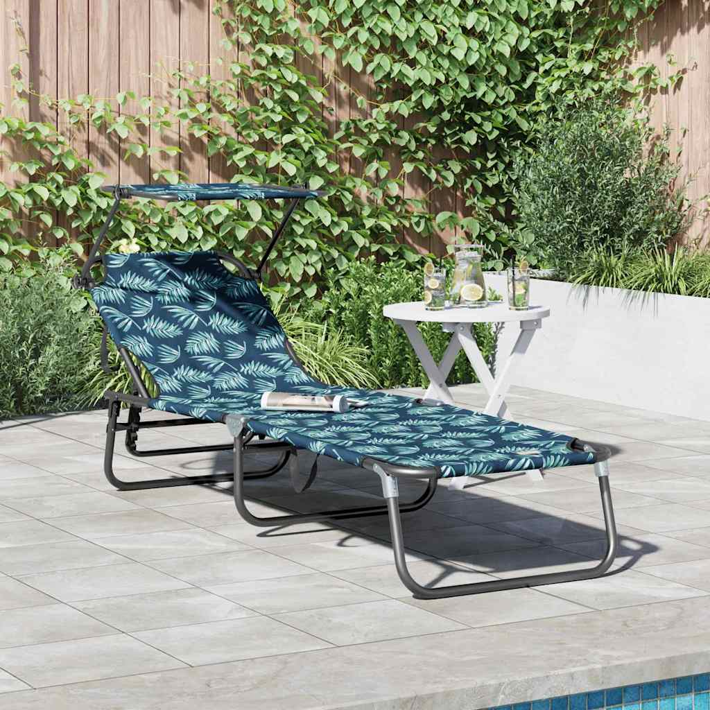 Lettino prendisole pieghevole Multicolore 190 x 57 x 81 cm