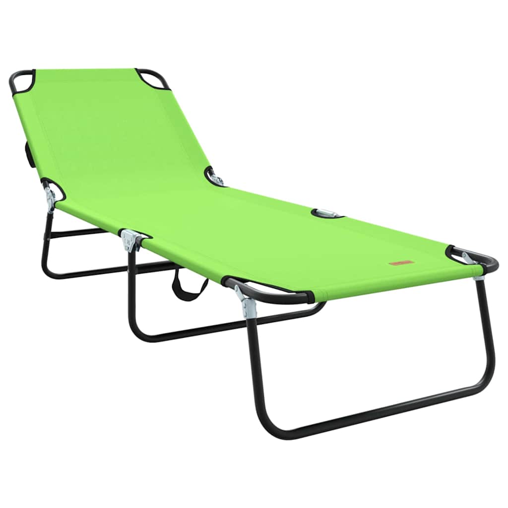 Lettino prendisole pieghevole Verde 188 x 57 x 86,5 cm