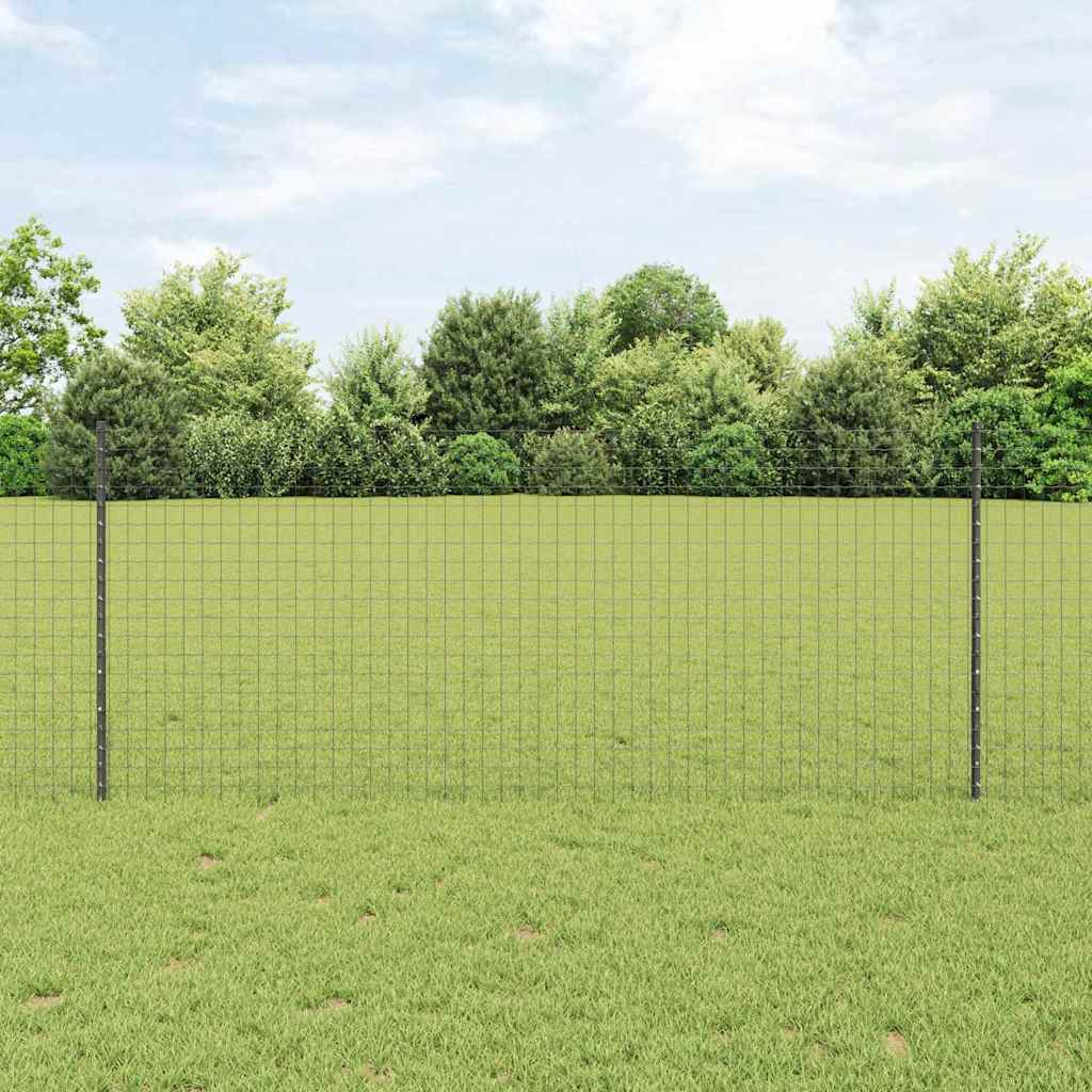 Palo per recinzione interrato 5 pz Grigio 140 cm