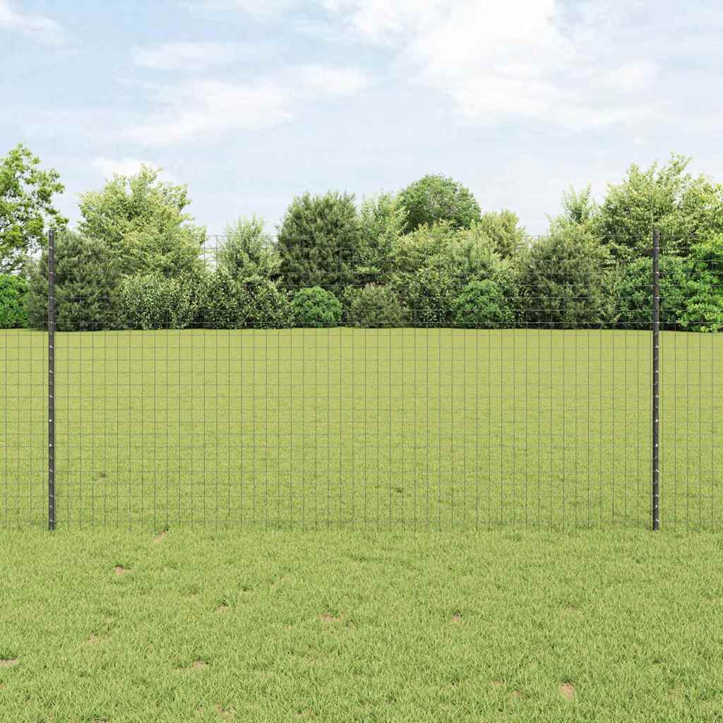 Palo per recinzione interrato 5 pz Grigio 160 cm