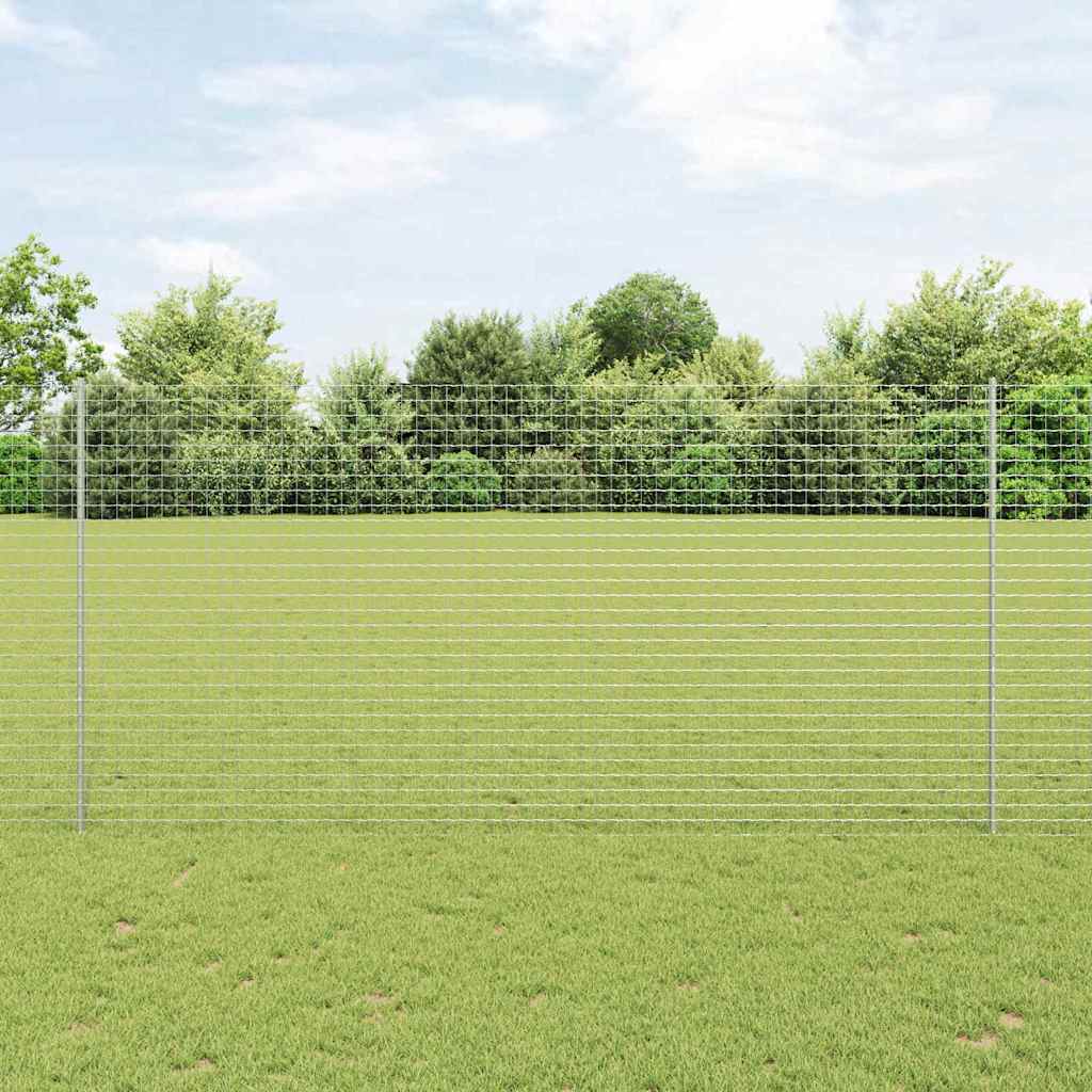 Palo per recinzione interrato 5 pz Argento 200 cm