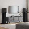 Supporti per Altoparlanti 2 pz Rovere Nero 30 x 30 x 60 cm