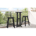 Tavolo da bar Nero 55 x 55 x 107 cm Polietilene