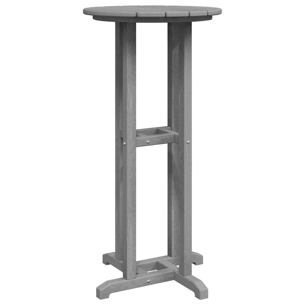 Tavolo da bar Grigio chiaro 55 x 55 x 107 cm Polietilene