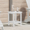 Tavolo laterale Bianco 38 x 38 x 46 cm Polietilene