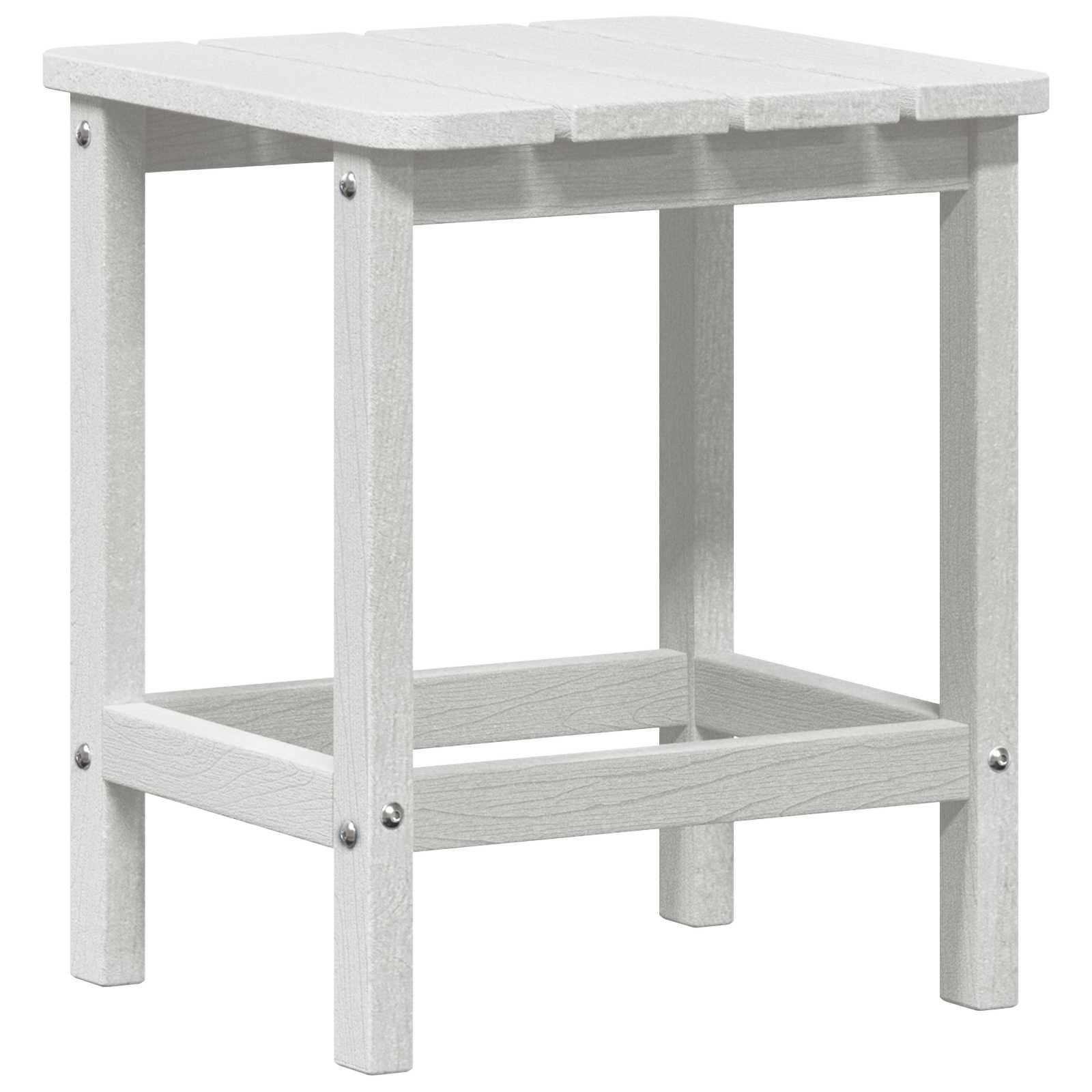 Tavolo laterale Bianco 38 x 38 x 46 cm Polietilene