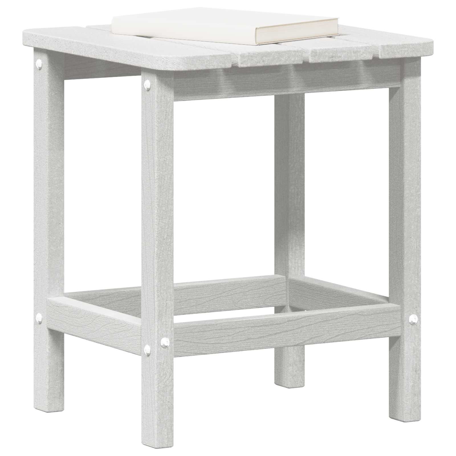 Tavolo laterale Bianco 38 x 38 x 46 cm Polietilene