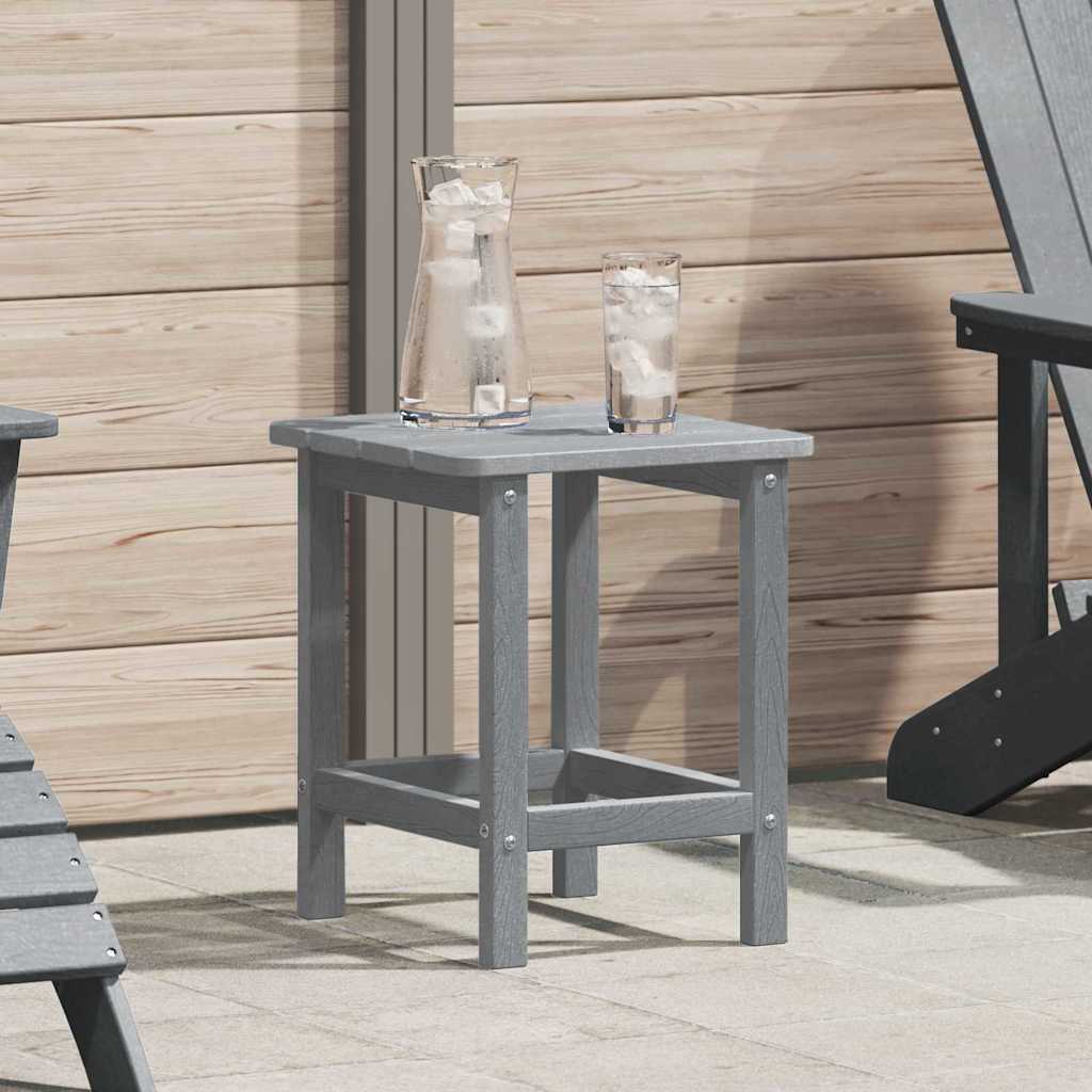 Tavolo laterale Grigio chiaro 38 x 38 x 46 cm Polietilene