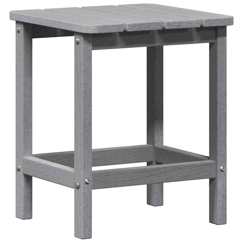 Tavolo laterale Grigio chiaro 38 x 38 x 46 cm Polietilene