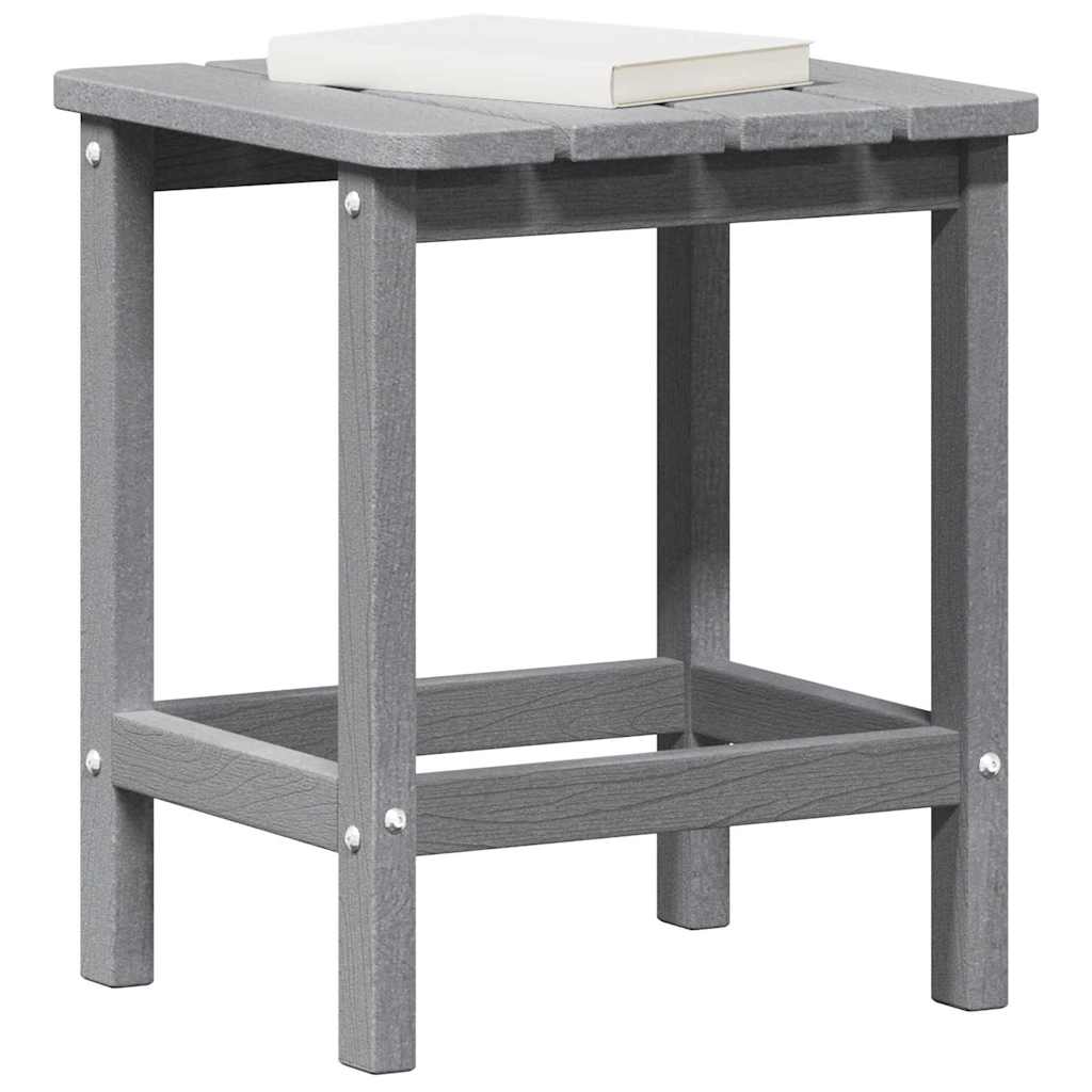 Tavolo laterale Grigio chiaro 38 x 38 x 46 cm Polietilene