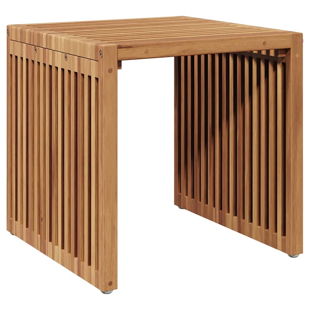Tavolo Laterale da Giardino Marrone 45 x 45,5 x 45,5 cm